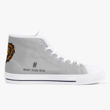 Afbeelding in Gallery-weergave laden, Most High Win: Top Canvas Shoes - White/Black
