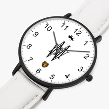 Afbeelding in Gallery-weergave laden, Most High Win: Thin Leather Strap Quartz Watch (Black)
