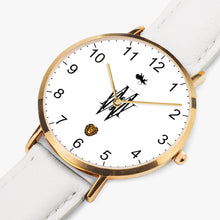 Afbeelding in Gallery-weergave laden, Most High Win: Thin Leather Strap Quartz Watch (Rose Gold)
