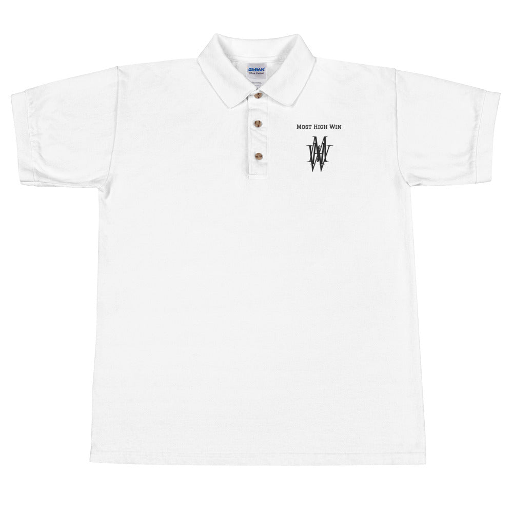 Most High Win: Embroidered Polo Shirt